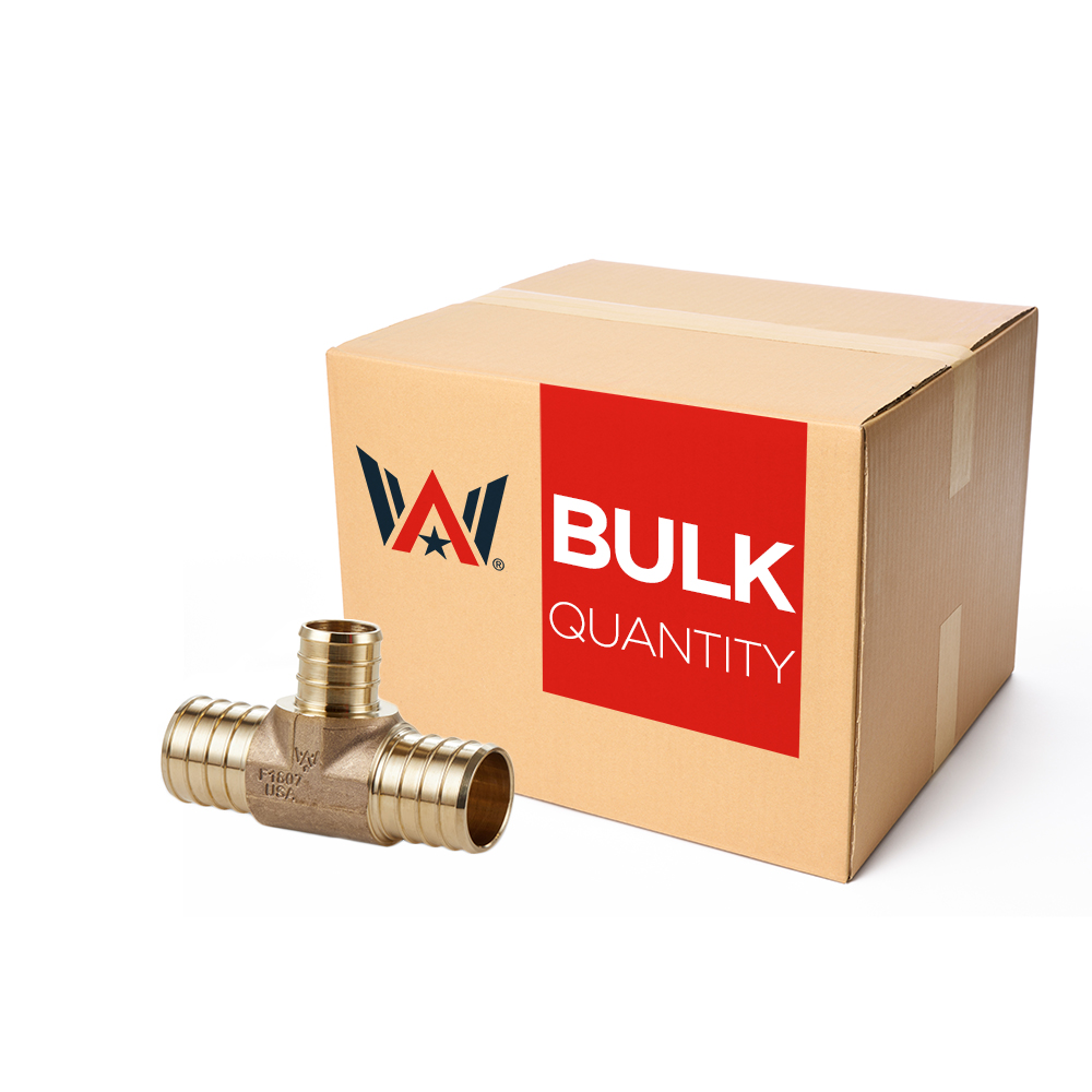 Water Armor Bulk Quantity Brass Tee