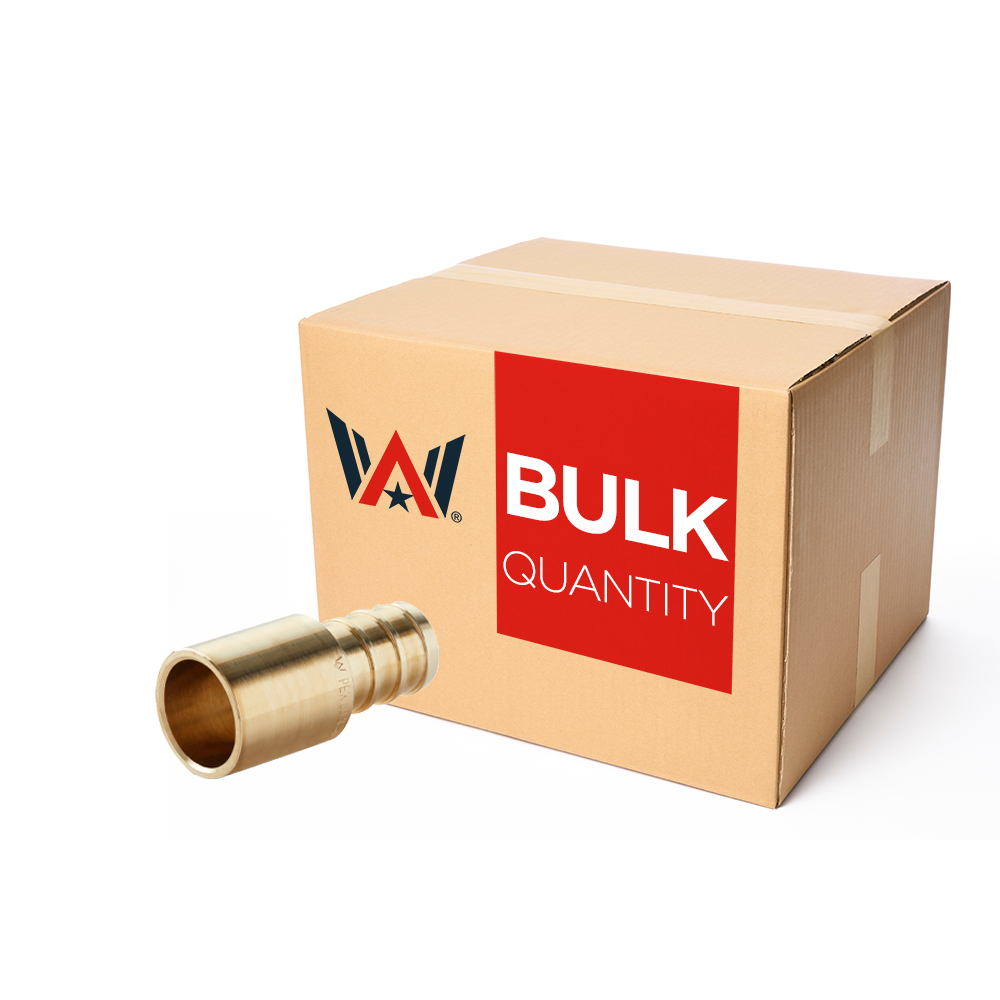 Water Armor Bulk Quantity Brass Male Sweat Adapter